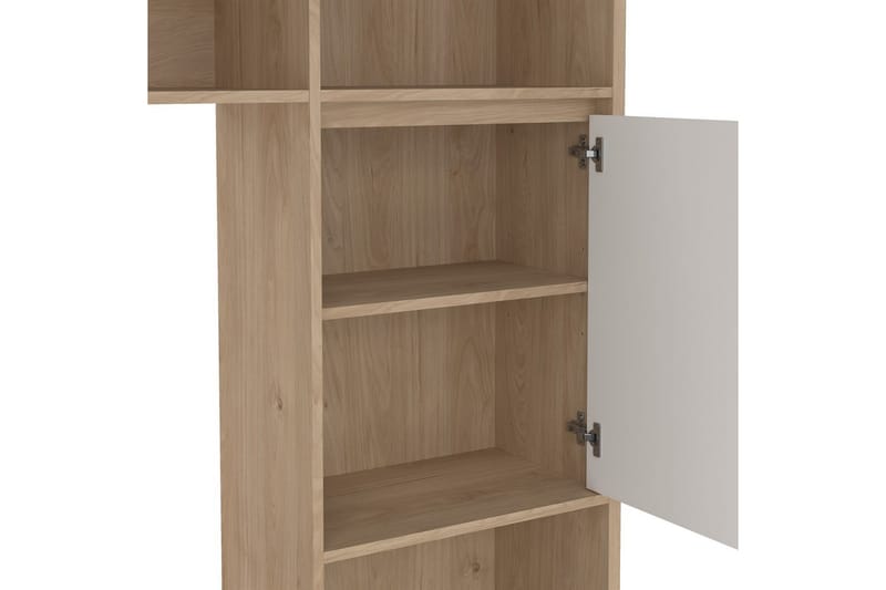 Varun TV-skab 209 cm - Hvid/Natur - Møbler - TV borde & mediemøbler - TV-skab