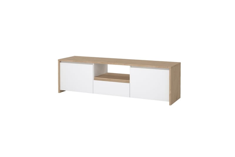Varun TV-stativ 51 cm - Hvid/Rødfarvet træ - Møbler - TV borde & mediemøbler - Mediestativ & vægbeslag
