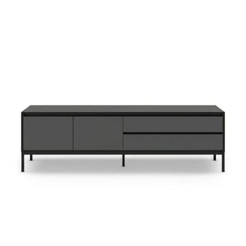 Velar TV-bænk 180x55x40 cm - Antracit/Wood Black/Black - Møbler - TV borde & mediemøbler - TV-borde
