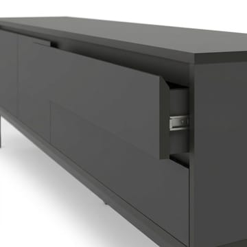 Velar TV-bænk 180x55x40 cm - Antracit/Wood Black/Black - Møbler - TV borde & mediemøbler - TV-borde