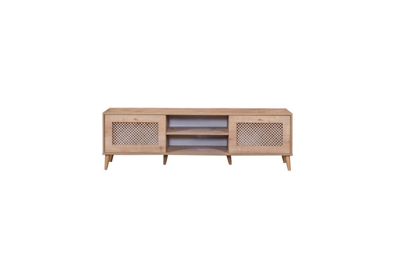 Velin TV-bænk 55 cm - Mellemfarvet træ - Møbler - TV borde & mediemøbler - TV-borde