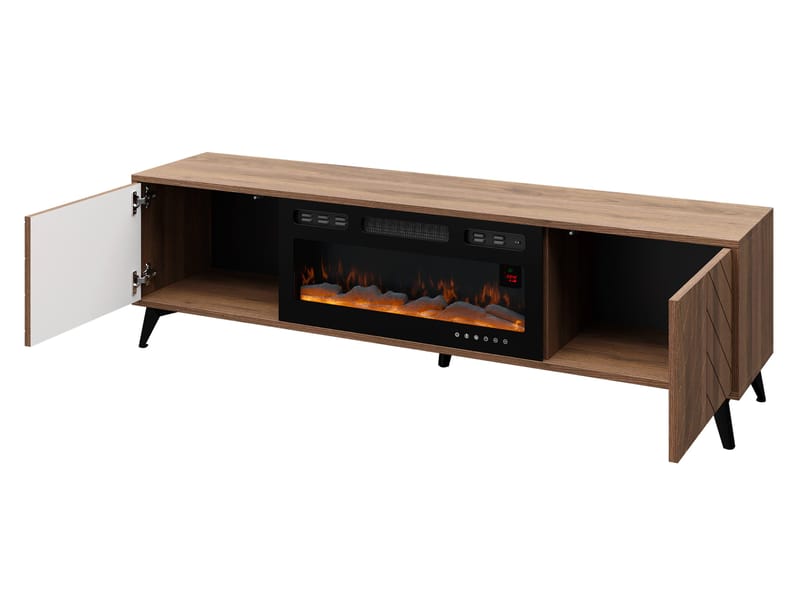 Vemdalen TV-bænk 184 cm - brun - Møbler - TV borde & mediemøbler - TV-borde