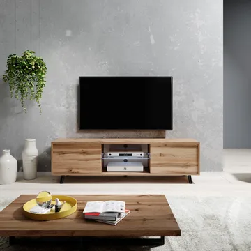 Vipan TV-bænk 140 cm - Eg - Møbler - TV borde & mediemøbler - TV-borde