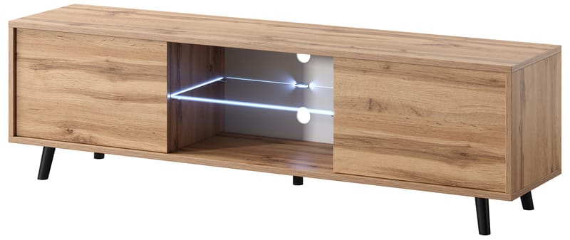 Vipan TV-bænk 140 cm - Eg - Møbler - TV borde & mediemøbler - TV-borde