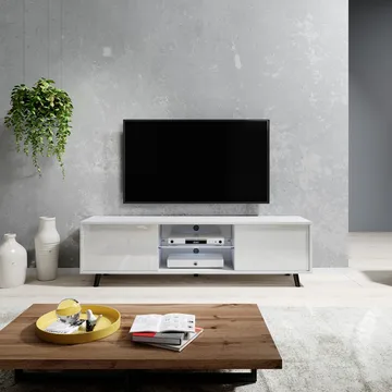 Vipan TV-bænk 140 cm - Hvid - Møbler - TV borde & mediemøbler - TV-borde