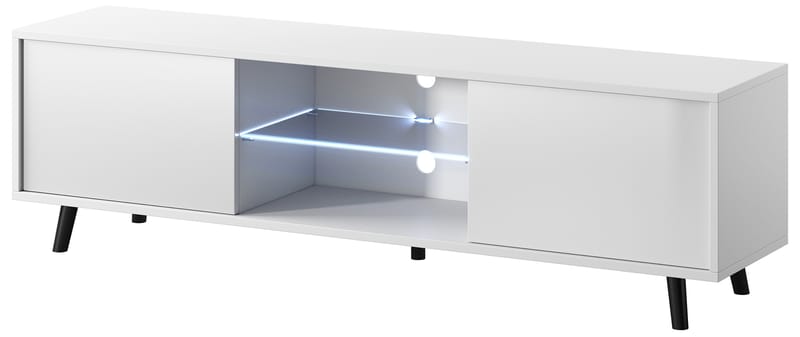 Vipan TV-bænk 140 cm - Hvid - Møbler - TV borde & mediemøbler - TV-borde