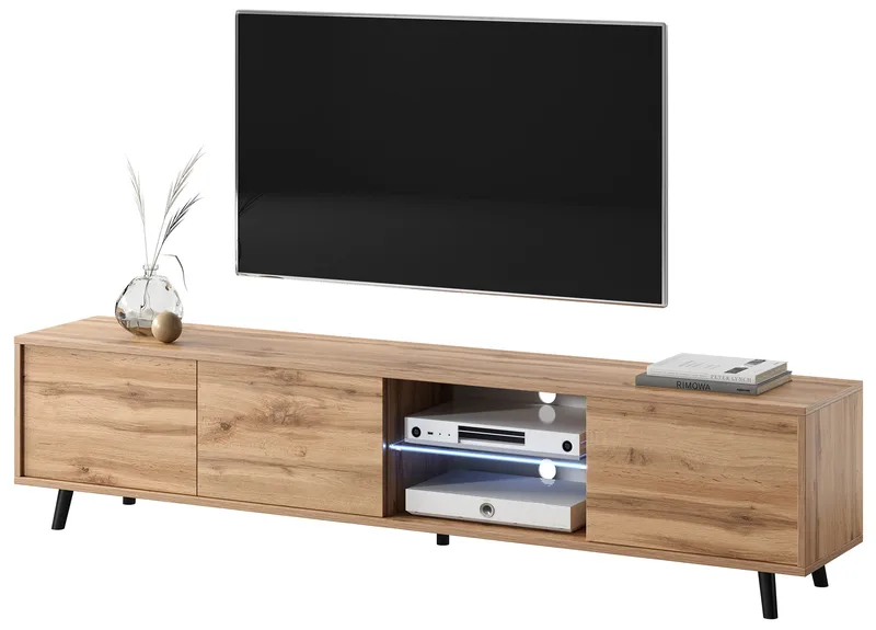 Vipan TV-bænk 175 cm - Eg - Møbler - TV borde & mediemøbler - TV-borde
