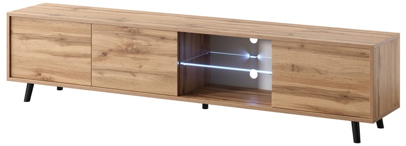 Vipan TV-bænk 175 cm - Eg - Møbler - TV borde & mediemøbler - TV-borde