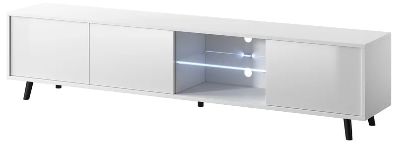 Vipan TV-bænk 175 cm, Hvid