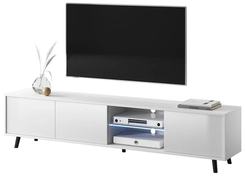 Vipan TV-bænk 175 cm - Hvid - Møbler - TV borde & mediemøbler - TV-borde