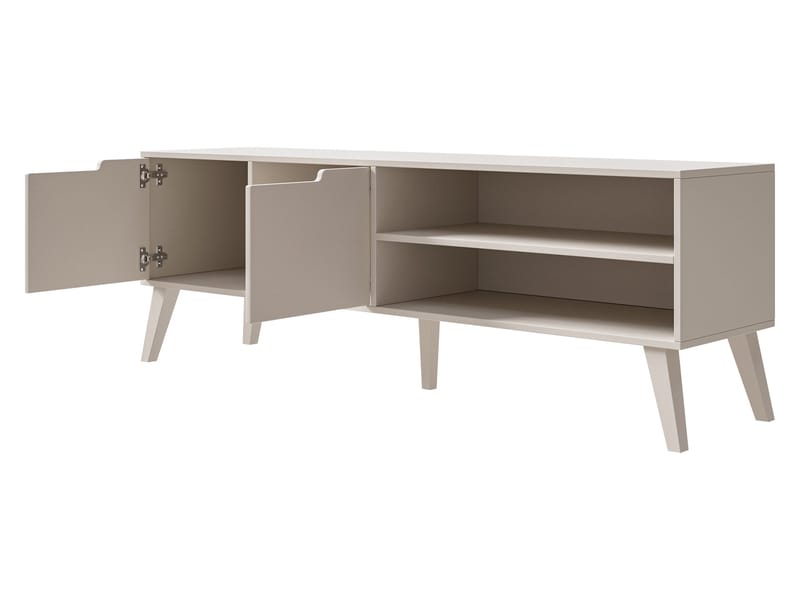 Virello TV-bænk 160 cm - beige - Møbler - TV borde & mediemøbler - TV-borde