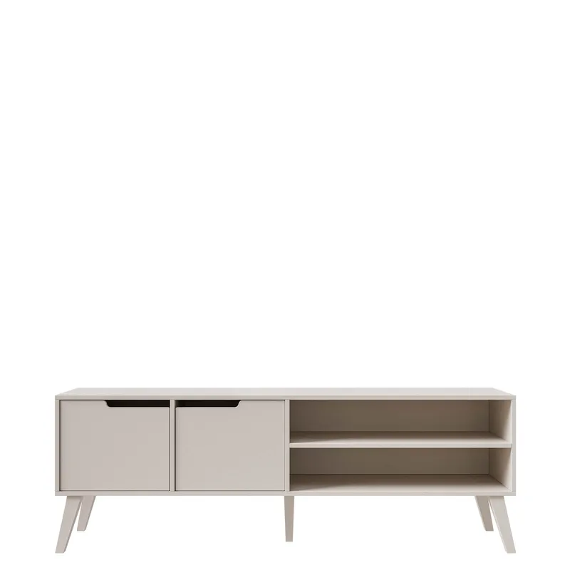 Virello TV-bænk 160 cm - beige - Møbler - TV borde & mediemøbler - TV-borde