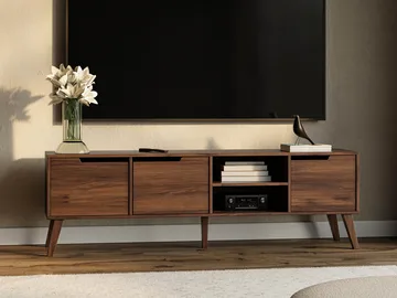 Virello TV-bænk 180 cm - brun - Møbler - TV borde & mediemøbler - TV-borde