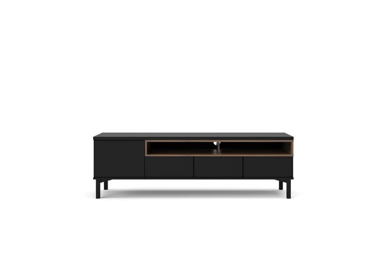 Virender TV-stativ 48 cm - Sort/Natur - Møbler - TV borde & mediemøbler - Mediestativ & vægbeslag
