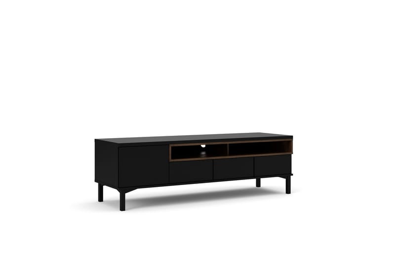Virender TV-stativ 48 cm - Sort/Natur - Møbler - TV borde & mediemøbler - Mediestativ & vægbeslag