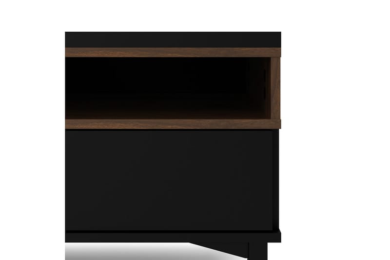 Virender TV-stativ 48 cm - Sort/Natur - Møbler - TV borde & mediemøbler - Mediestativ & vægbeslag