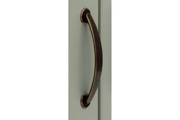 Vitrine Selma Salviegrøn/Plet/Voks - Salviegrøn/Plet/Voks - Opbevaring - Skab - Vitrineskabe