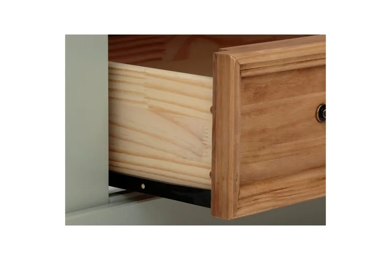 Vitrine Selma Salviegrøn/Plet/Voks - Salviegrøn/Plet/Voks - Møbler - TV borde & mediemøbler - TV-skab