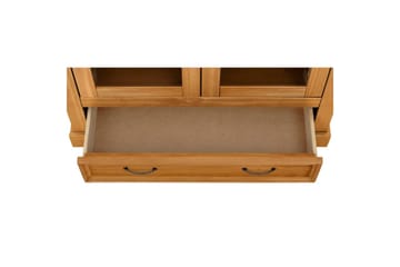 Vitrine Selma Plet/Voks - Plet/Voks - Opbevaring - Skab - Vitrineskabe