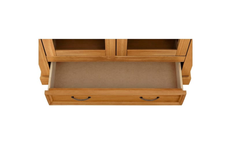 Vitrine Selma Plet/Voks - Plet/Voks - Opbevaring - Skab - Vitrineskabe