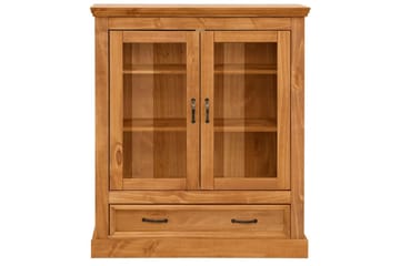 Vitrine Selma Plet/Voks - Plet/Voks - Opbevaring - Skab - Vitrineskabe