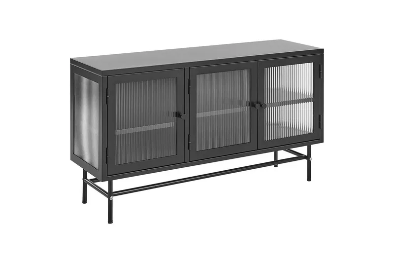 Vitrineskab Devon Sort, Sort