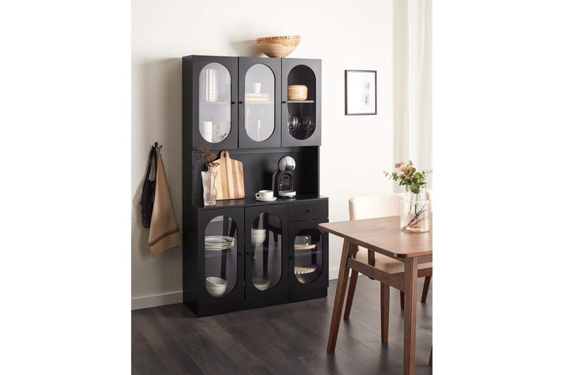 Vitrineskab Langford - Opbevaring - Skab - Vitrineskabe