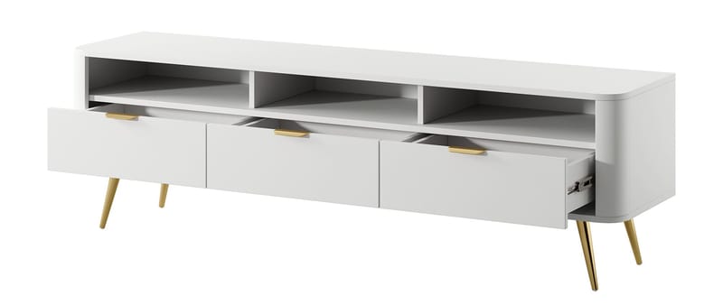 Walia TV-bænk 162 cm - Hvid - Møbler - TV borde & mediemøbler - TV-borde