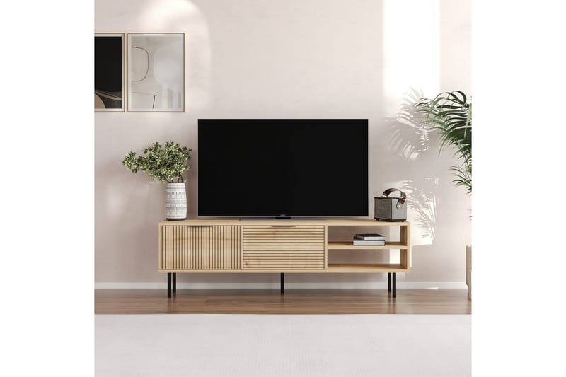 Wenus TV-bænk 150 cm - Eg - Møbler - TV borde & mediemøbler - TV-borde