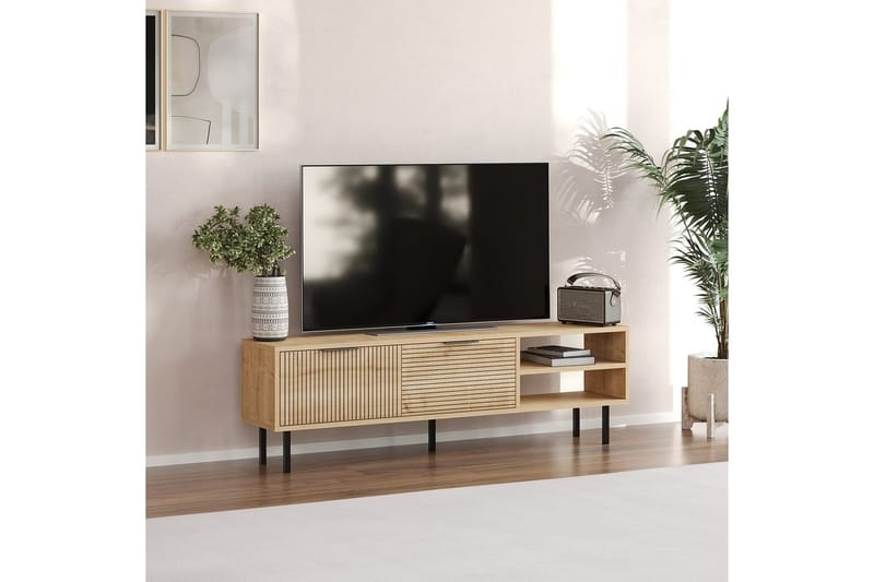 Wenus TV-bænk 150 cm - Eg - Møbler - TV borde & mediemøbler - TV-borde