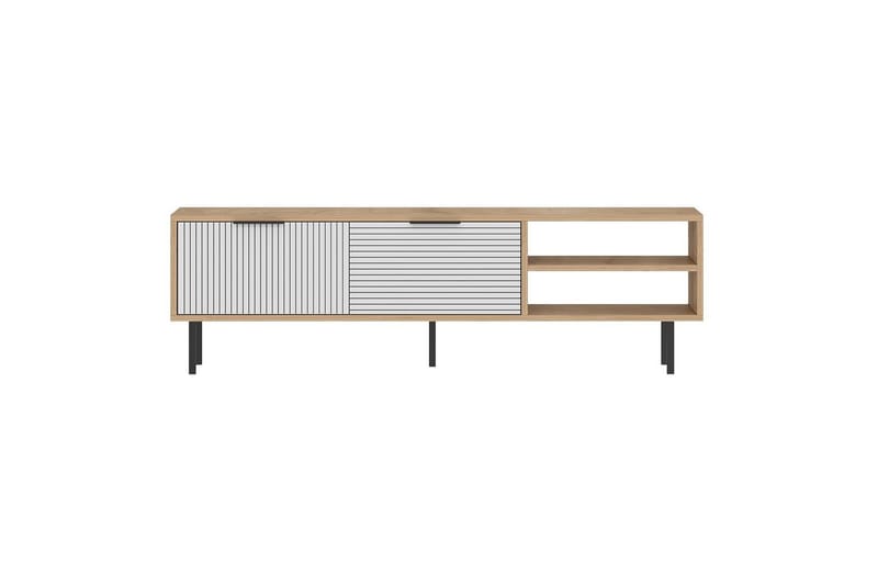 Wenus TV-bænk 150 cm, Eg/Hvid