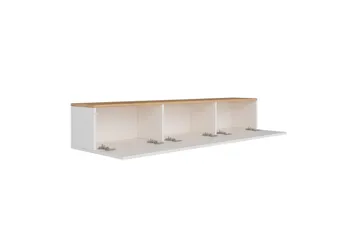 West Tv-bænk 150 cm - Hvid/Brun - Møbler - TV borde & mediemøbler - TV-borde