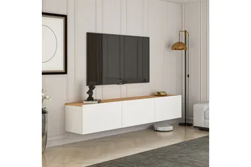West Tv-bænk 150 cm - Hvid/Brun - Møbler - TV borde & mediemøbler - TV-borde
