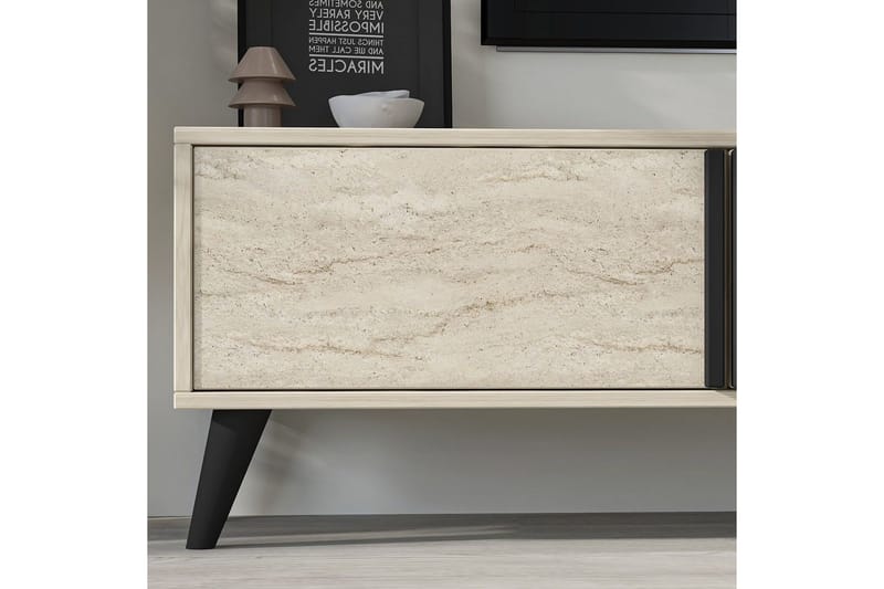 Ythmere TV-bord 160 cm - Taupe - Møbler - TV borde & mediemøbler - TV-borde