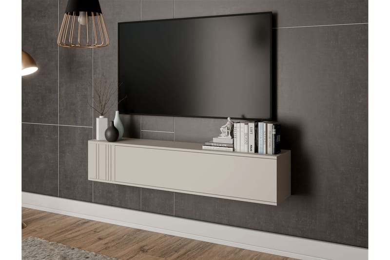 Zalricus Tv-skåp 150 cm - Beige - Møbler - TV borde & mediemøbler - TV-skab
