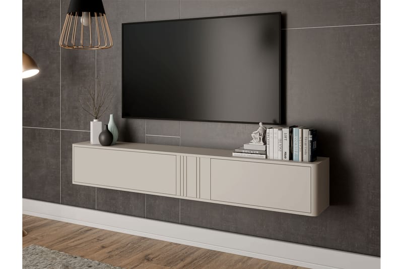 Zalricus Tv-skåp 190 cm - Beige - Møbler - TV borde & mediemøbler - TV-skab