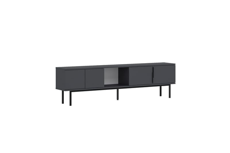 Zeiran TV-bord 180 cm - Antracit - Møbler - TV borde & mediemøbler - TV-borde