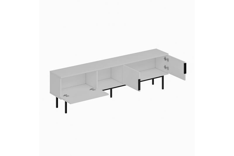 Zeiran TV-bord 180 cm - Hvid - Møbler - TV borde & mediemøbler - TV-borde