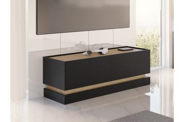 Zelric Tv-bänk 150 cm - Sort - Møbler - TV borde & mediemøbler - TV-borde