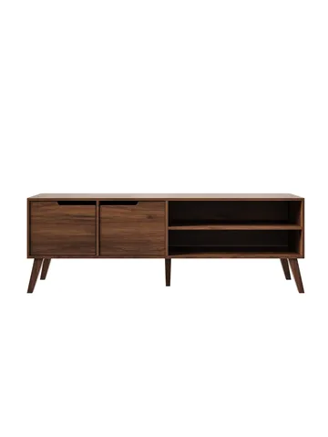 Zelto TV-bord 160 cm - Warmia valnød - Møbler - TV borde & mediemøbler - TV-borde
