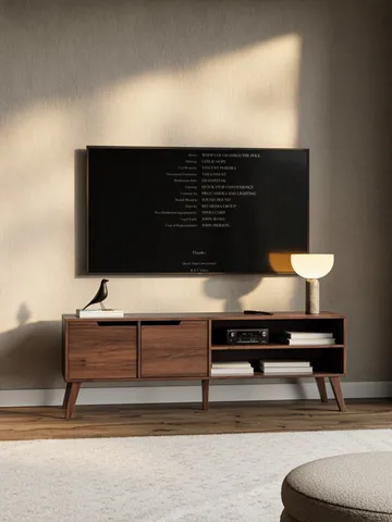 Zelto TV-bord 160 cm - Warmia valnød - Møbler - TV borde & mediemøbler - TV-borde