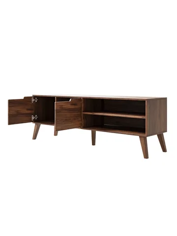 Zelto TV-bord 160 cm - Warmia valnød - Møbler - TV borde & mediemøbler - TV-borde