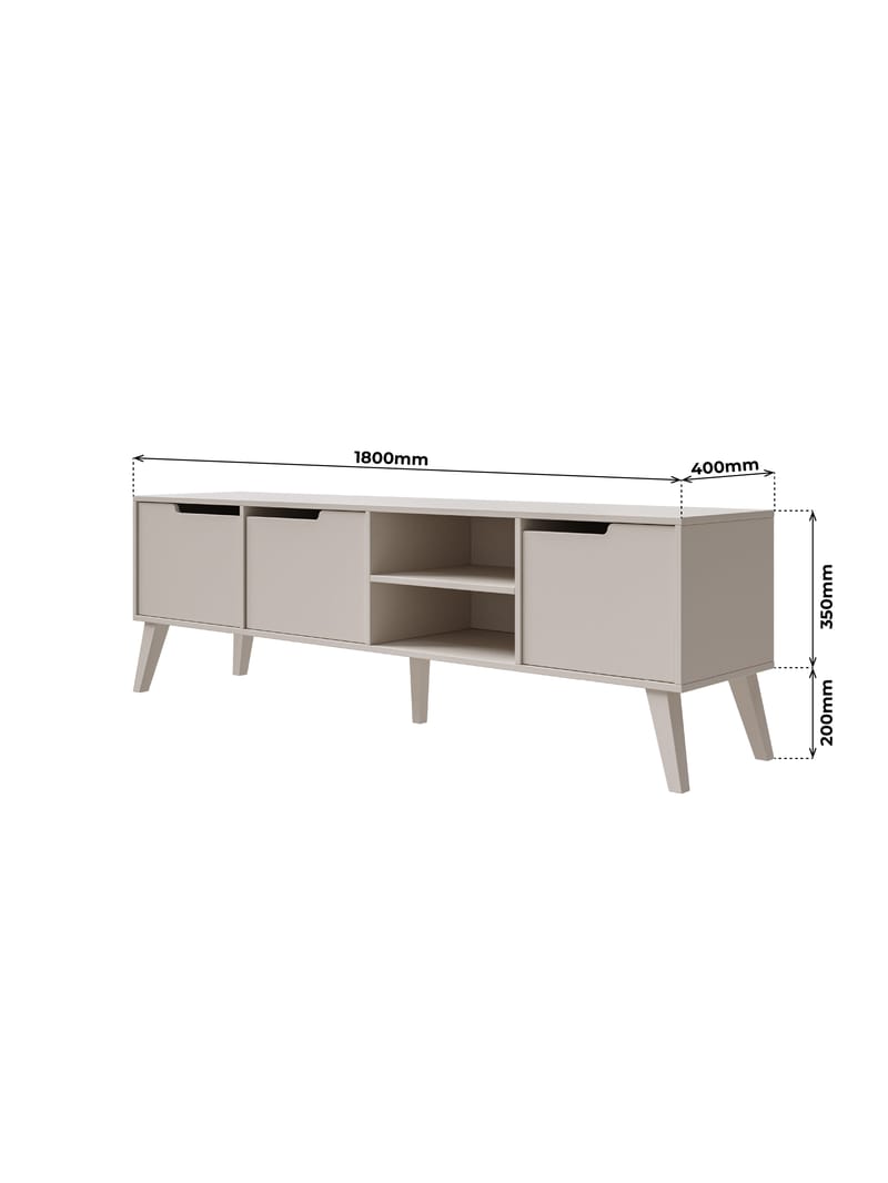 Zelto TV-bord 180 cm - Kashmir - Møbler - TV borde & mediemøbler - TV-borde
