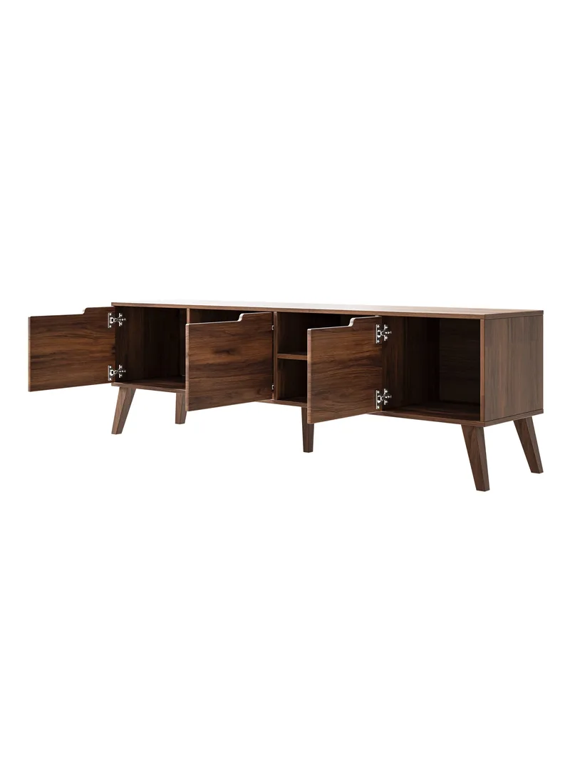 Zelto TV-bord 180 cm - Warmia valnød - Møbler - TV borde & mediemøbler - TV-borde
