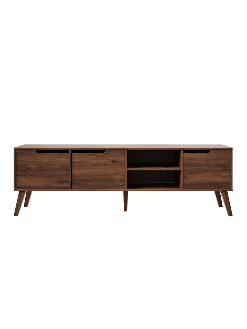 Zelto TV-bord 180 cm - Warmia valnød - Møbler - TV borde & mediemøbler - TV-borde