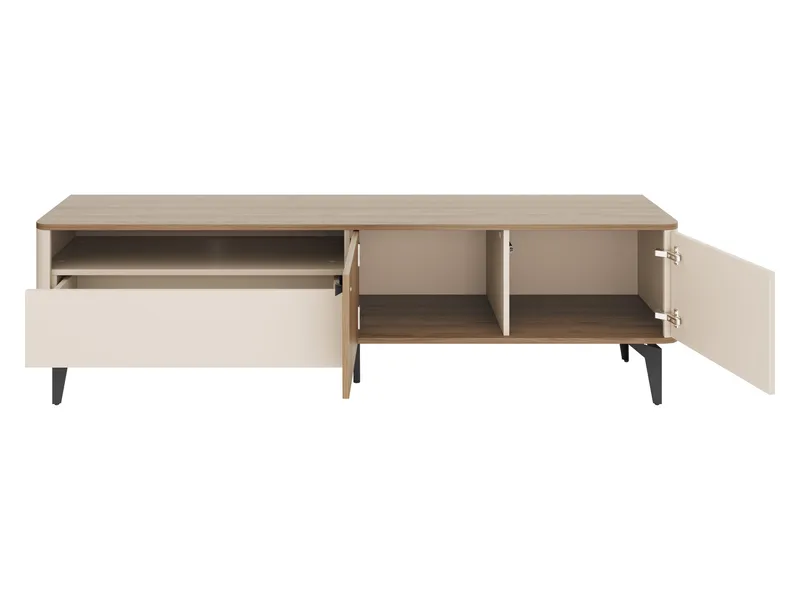 Zeyrin Tv-bænk 180 cm - Beige|brun|sort - Møbler - TV borde & mediemøbler - TV-borde