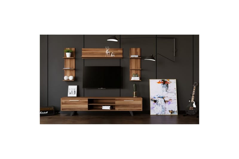 Zyrosen TV-bænk 180 cm - Natur - Møbler - TV borde & mediemøbler - TV-borde