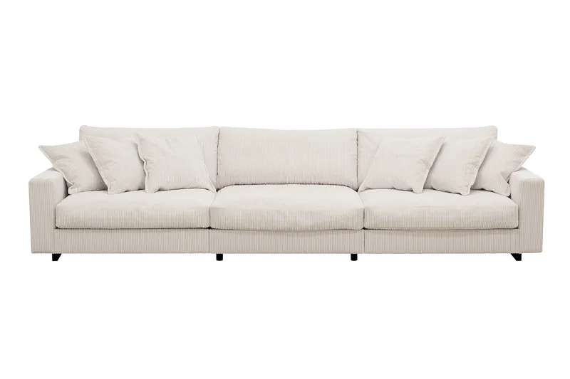 Valencia ekstra dyb 5-personers sofa, Offwhite