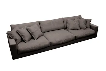 Valencia ekstra dyb 5-personers sofa - Taupe - Møbler - Sofaer