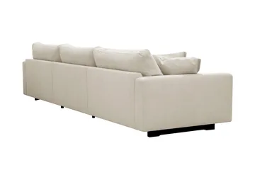 Valencia ekstra dyb 5-personers sofa i chenille - Beige - Møbler - Sofaer